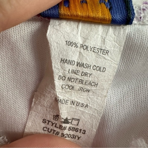 Vintage Dress Slip Mini Dainty Floral Coquette White Pink Y2K Summer Size Medium - Picture 8 of 9